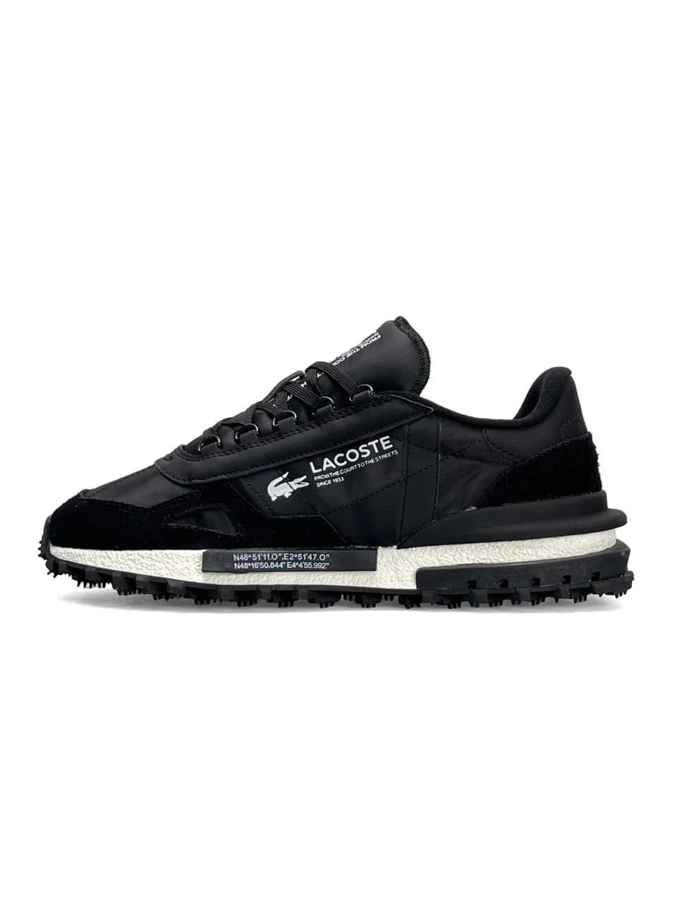 Lacoste Elite Active  Black White