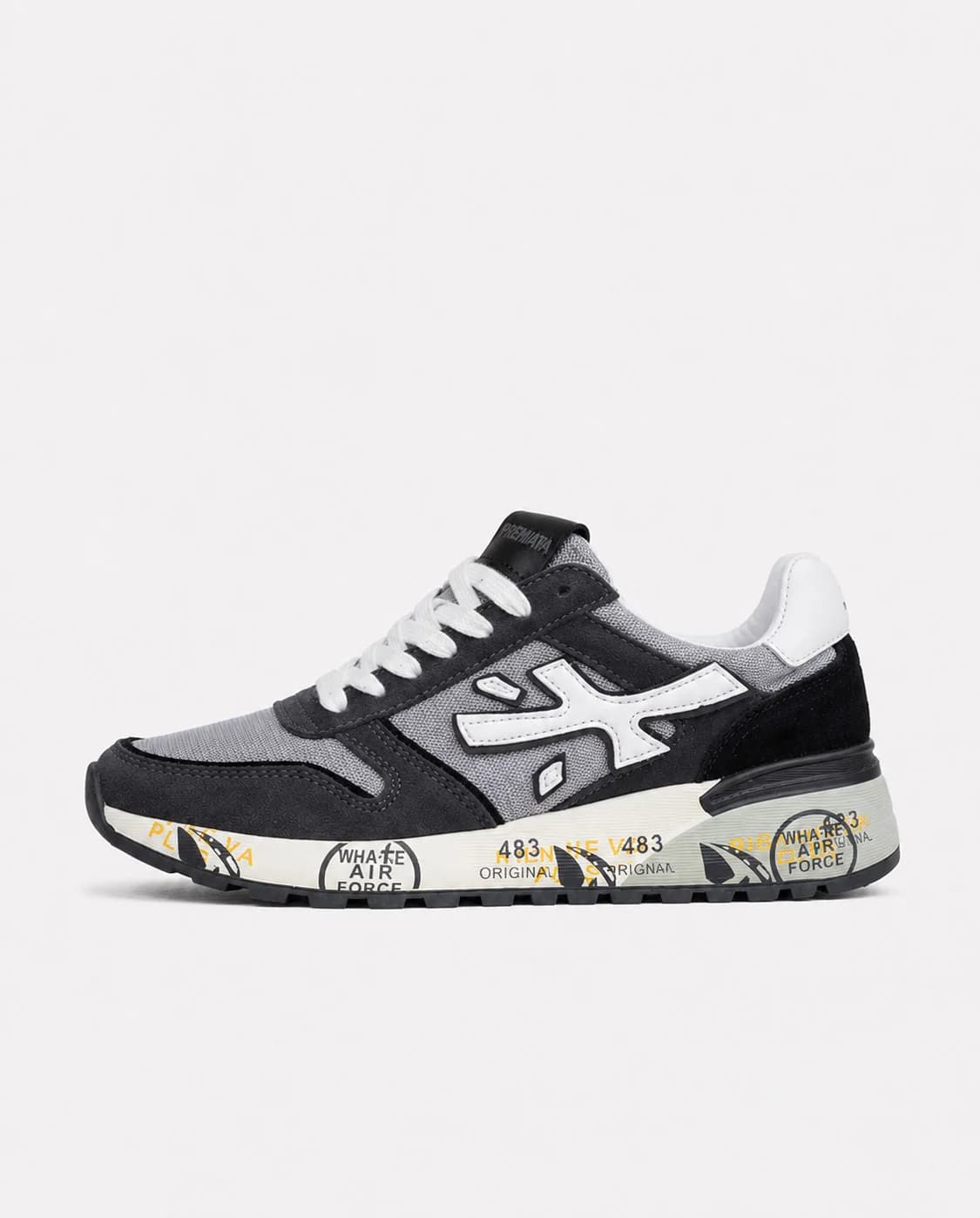 Premiata  Grey White