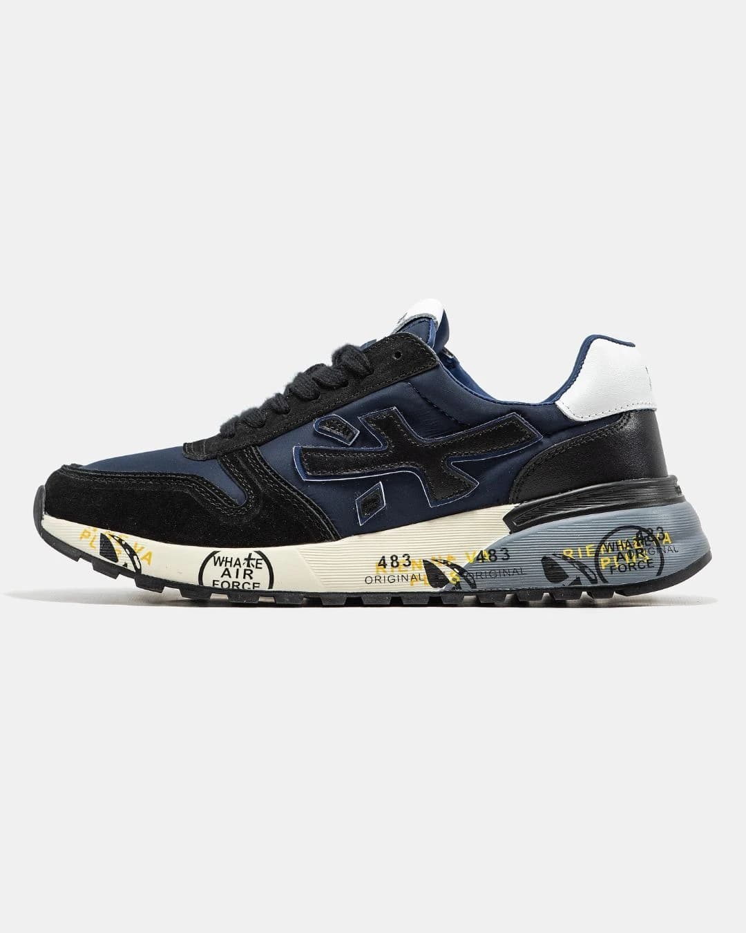 Premiata Mick Blue Black White